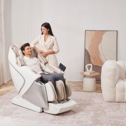  כורסת עיסוי יוקרתית XZ9 צבע לבן מבית מדיקסקייר 