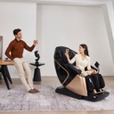  כורסת עיסוי יוקרתית XZ9 צבע שחור מבית מדיקסקייר 