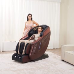  כורסת עיסוי מתקדמת XZ6 צבע חום מבית מדיקסקייר 