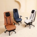  כיסא עיסוי משרדי נטען Q8 Ultimate Comfort מבית Medics Care – פתרון מושלם לנוחות ועיסוי – חום בהיר 