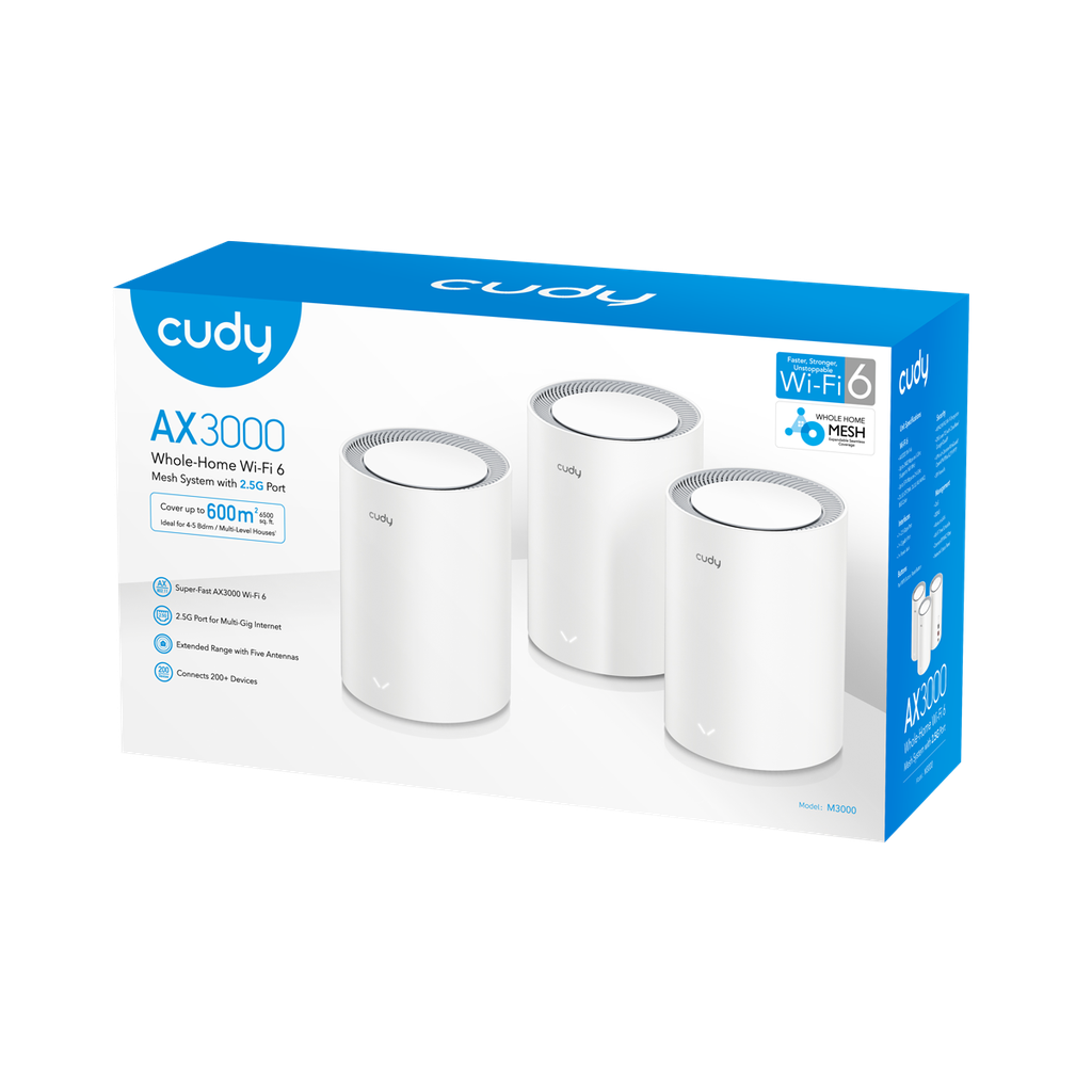 CUDY M3000 3-Pack M3000(3-Pack) -IL-V2.0 
