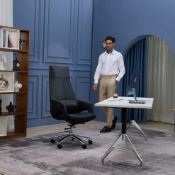  בוס נוחות Q7 כיסא משרד עיסוי (שחור) 