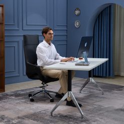  בוס נוחות Q7 כיסא משרד עיסוי (שחור) 