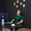  בוס נוחות Q7 כיסא משרד עיסוי (שחור) 