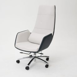  זנפרו Q6 כיסא משרדי עיסוי (לבן / שחור) 