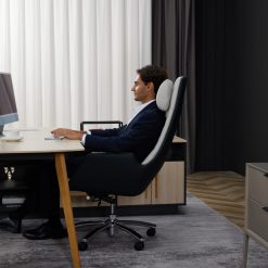  זנפרו Q6 כיסא משרדי עיסוי (לבן / שחור) 