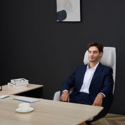  זנפרו Q6 כיסא משרדי עיסוי (לבן / שחור) 