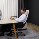  זנפרו Q6 כיסא משרדי עיסוי (לבן / שחור) 