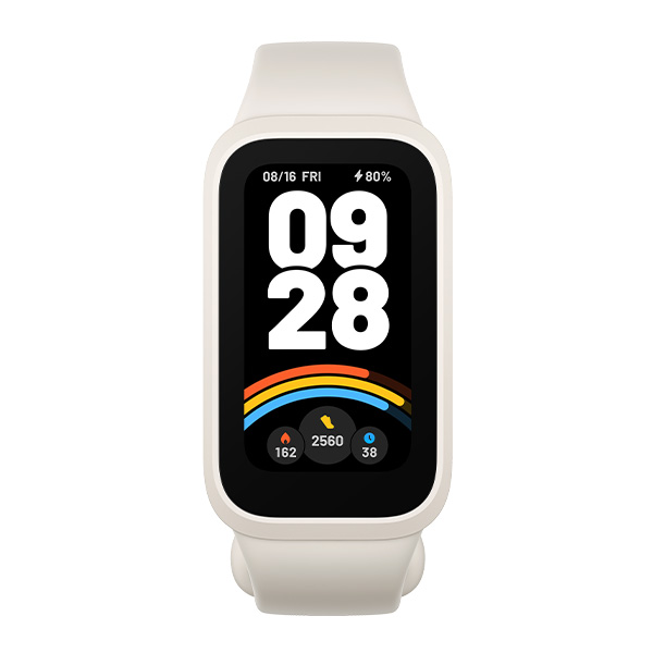  צמיד כושר חכם דור 9 דגם Xiaomi Smart Band 9 Active בצבע לבן 
