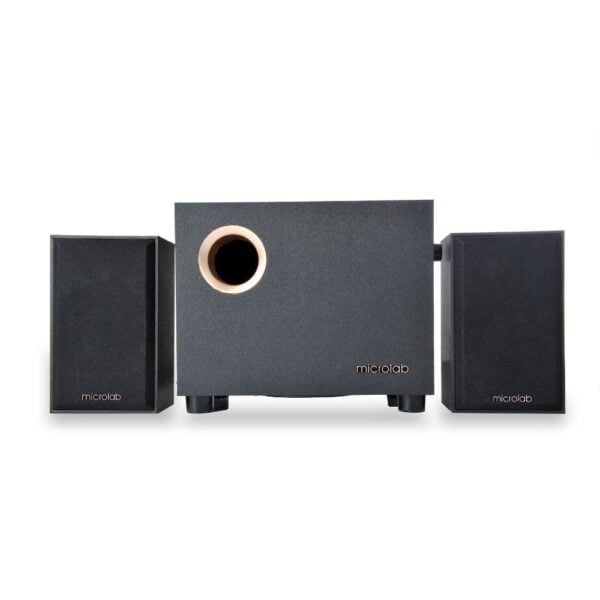  מערכת רמקולים 2.1 עם שלט ועוצמת סאונד 10W Microlab M-105R 