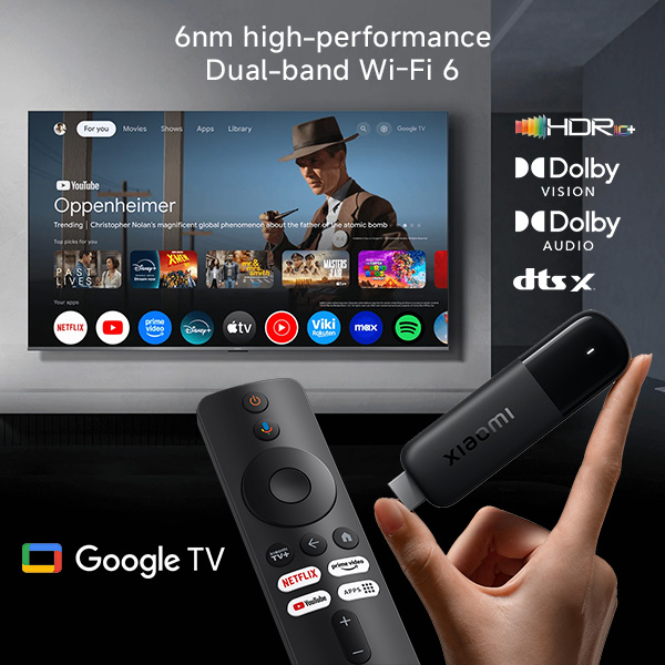  סטרימר סטיק שיאומי 4K דור 2 דגם Xiaomi TV Stick 4K 2nd Gen 