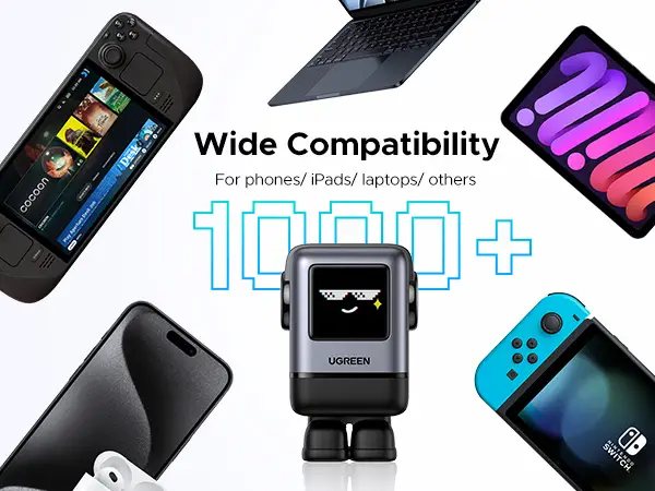  מטען קיר רובוט UGREEN Charger GaN 100W UGREEN X688 45515 