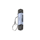  מתאם CUDY 2-IN-1 Dual USB 3.0 SD/TF Card Reader UH200 