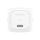  מטען קיר קומפקטי Belkin BoostCharge USB-C 30W + כבל belkin WCA008kq1MWH-B5 