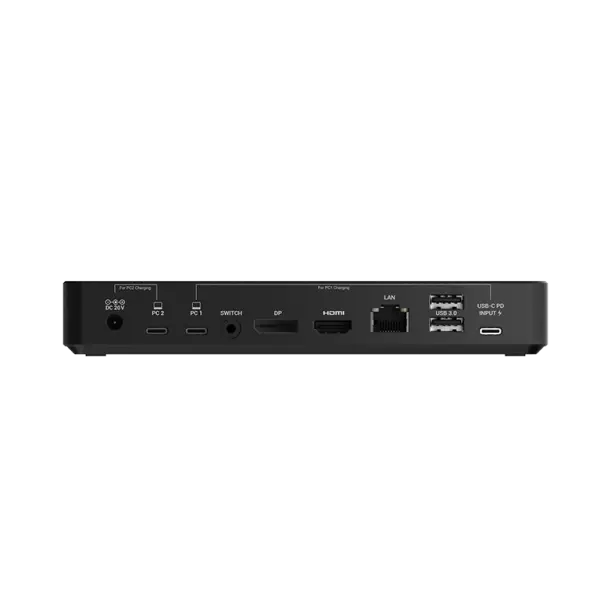  תחנת עגינה KVM USB-C/Thunderbolt עם תצוגה כפולה C31DUALKVMDOCK 