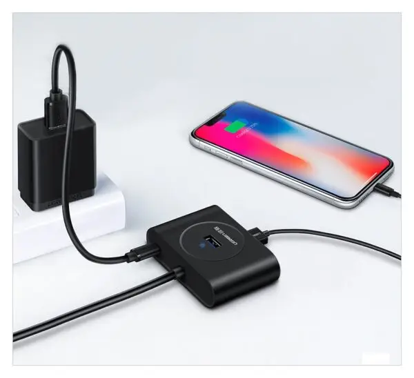  מפצל תחנת עגינה 4 חיבורים UGREEN USB 3.0 CR113-20290 