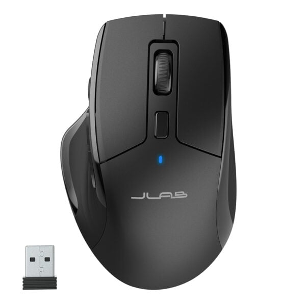  עכבר אלחוטי Jlab JBuds Mouse חיבור באמצעות Bluetooth או מתאם USB אלחוטי JBuds-Mouse 