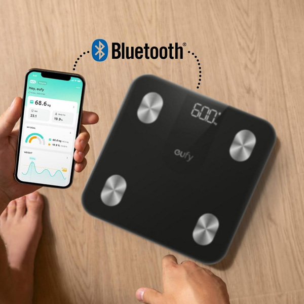  משקל אדם חכם eufy Smart Scale A1 T9120 בצבע שחור 