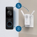  פעמון דלת חכם על סוללה eufy Security Video Doorbell Slim 