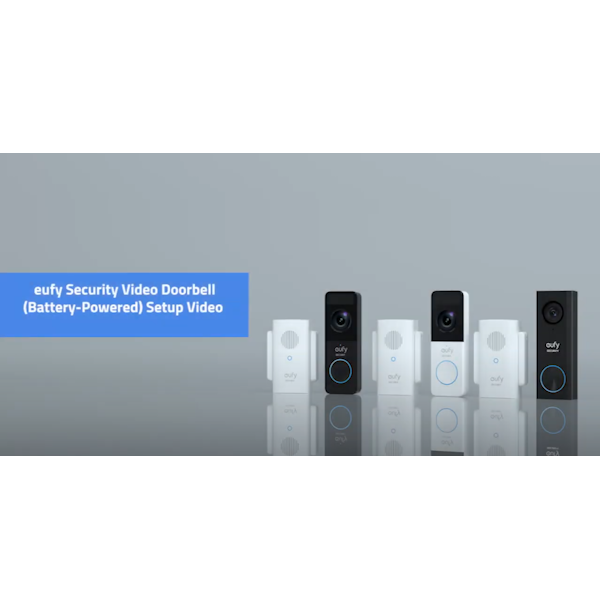  פעמון דלת חכם על סוללה eufy Security Video Doorbell Slim 