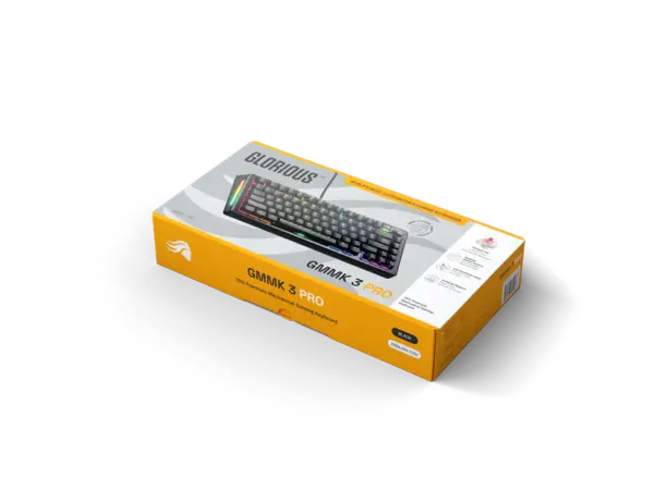  מקלדת מכנית חוטית Glorious GMMK 3 PRO HE 65% (Pre-Built) GLO KB GMMK3 PRO 65 PREBUILT 