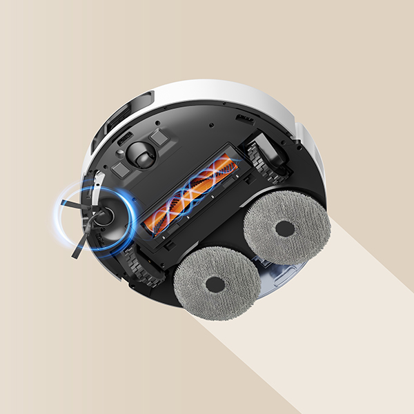  שואב אבק שוטף רובוטי שיאומי דגם Xiaomi Robot Vacuum S40 Pro בצבע לבן 