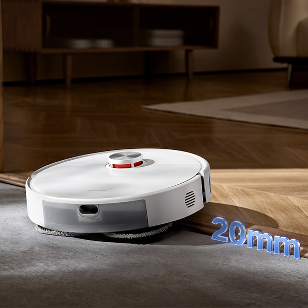  שואב אבק שוטף רובוטי שיאומי דגם Xiaomi Robot Vacuum S40 Pro בצבע לבן 