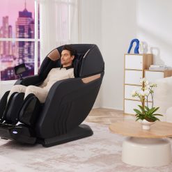  Comfy CZ7 – כורסת עיסוי מתקדמת מבית Medics Care שחור 