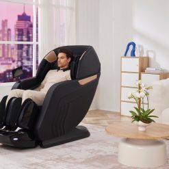  Comfy CZ7 – כורסת עיסוי מתקדמת מבית Medics Care שחור 