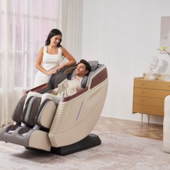  כורסת עיסוי מתקדמת XZ6 צבע קרם מבית מדיקסקייר 