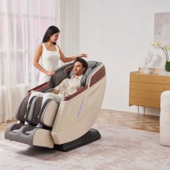  כורסת עיסוי מתקדמת XZ6 צבע קרם מבית מדיקסקייר 