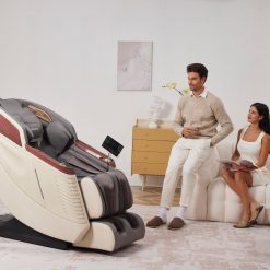  כורסת עיסוי מתקדמת XZ6 צבע קרם מבית מדיקסקייר 