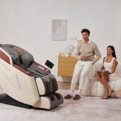  כורסת עיסוי מתקדמת XZ6 צבע קרם מבית מדיקסקייר 