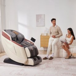  כורסת עיסוי מתקדמת XZ6 צבע קרם מבית מדיקסקייר 