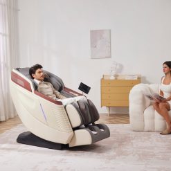  כורסת עיסוי מתקדמת XZ6 צבע קרם מבית מדיקסקייר 