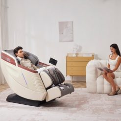  כורסת עיסוי מתקדמת XZ6 צבע קרם מבית מדיקסקייר 