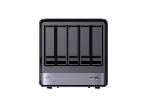 שרת MINISFORUM NAS N5 AI RYZEN 7 255 16GB 128GB EMMC 