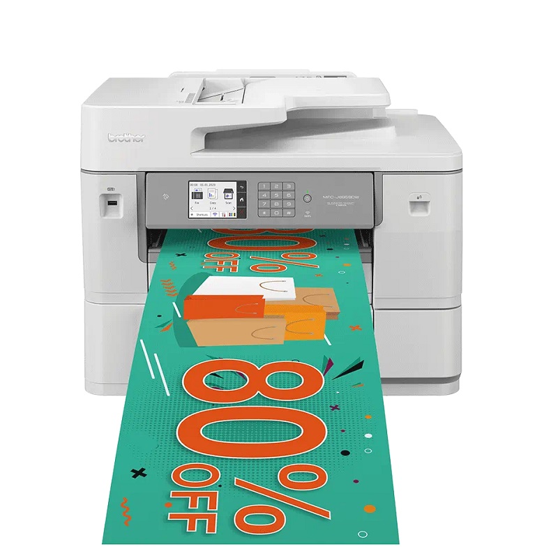מדפסת הזרקת דיו ‏משולבת Brother MFCJ6959DW
