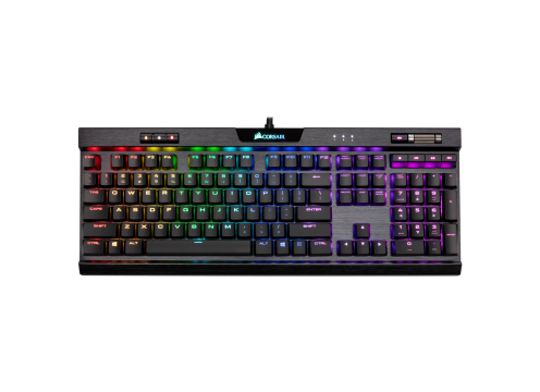  מקלדת גיימינג מכנית CORSAIR K70 RGB RAPIDFIRE MK.2 CHERRY MX LOW PROFILE SPEED 