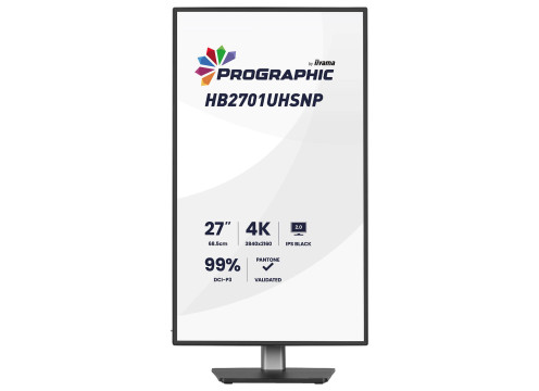  מסך מחשב מקצועי IIYAMA PROGRAPHIC 27" IPS 4K UHD 60HZ 4MS 