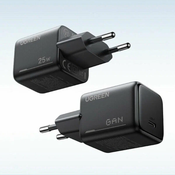  מטען קיר מהיר UGREEN 25W GAN Charger USB-C + כבל 1 מטר UGREEN X517 75103 