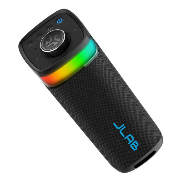  רמקול נייד JLab JBuds Party סאונד עוצמתי 30W תאורה RGB חיבור Bluetooth 5.3 JLab JBuds Party Bluetooth Speaker 