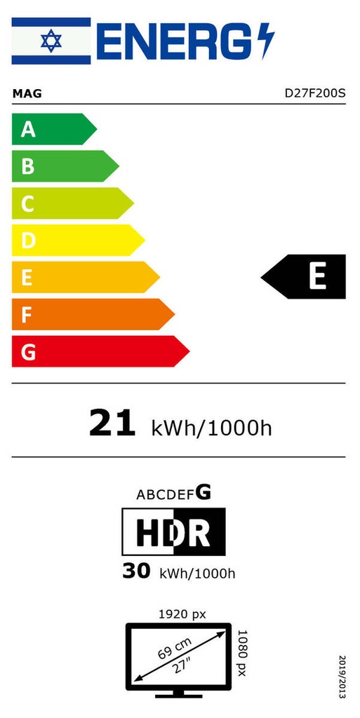  MAG 27” Gaming Monitor D27F200S 