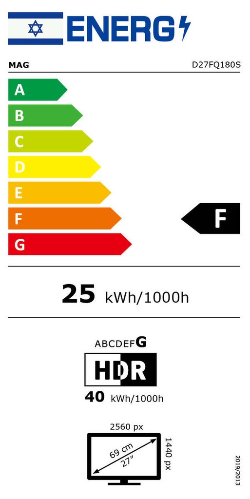  MAG 27” Gaming Monitor D27FQ180S 