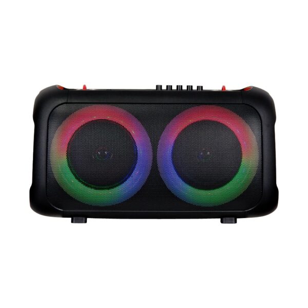  בידורית Bluetooth רמקול נייד עם מיקרופון אלחוטי + LED Blaupunkt PartySpeaker-2000X 