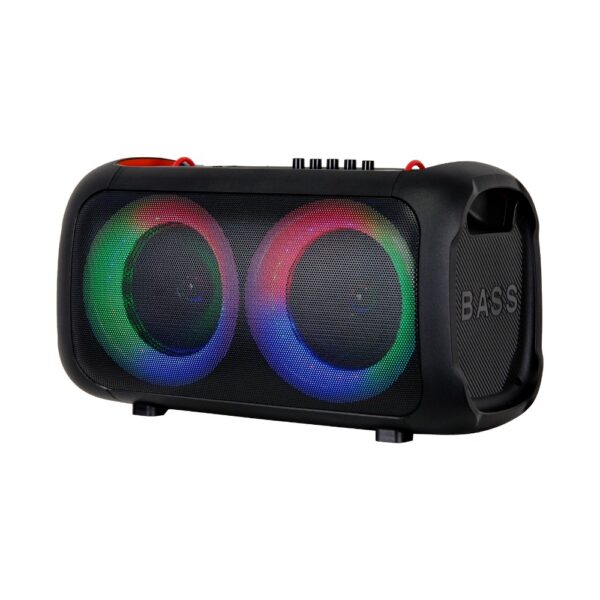  בידורית Bluetooth רמקול נייד עם מיקרופון אלחוטי + LED Blaupunkt PartySpeaker-2000X 