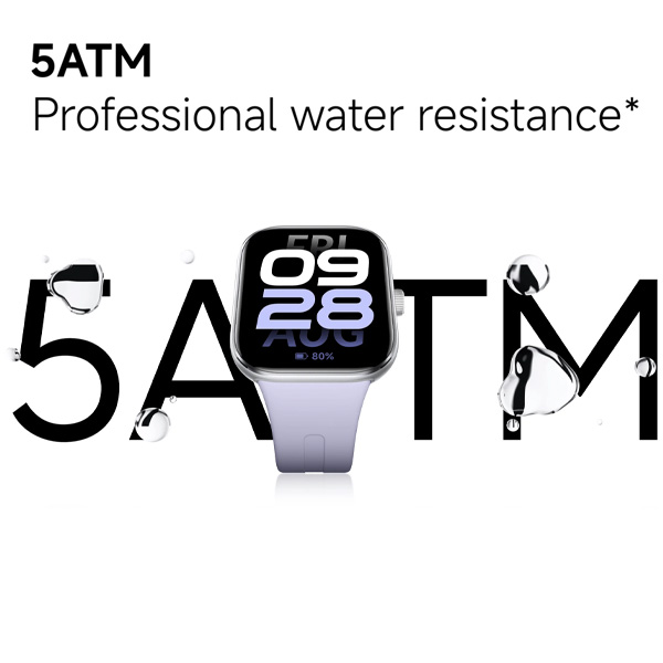  שעון ספורט חכם שיאומי דגם Redmi Watch 5 בצבע כסף 