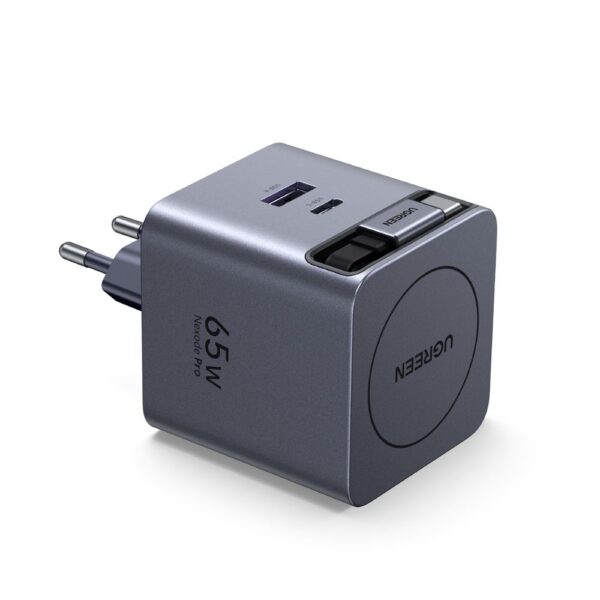  מטען קיר מהיר UGREEN Nexode Pro 45W GaN עם כבל נשלף UGREEN X614 65822 