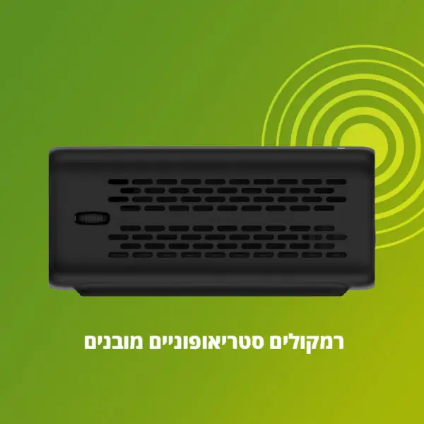  מקרן נייד קומפקטי PHILIPS PicoPix Micro 2TV ברזולוציה HD 480p HDMI Android TV PHILIPS PicoPix Micro2 TV 