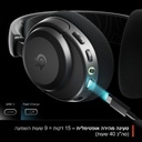  אוזניות גיימינג אלחוטיות SteelSeries Arctis Nova 3P ל-PlayStation ו-PC 